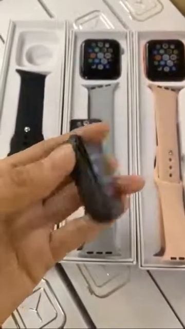 Smartwatch IWO 8 versão 2020 relógio inteligente estilo Colmeia Preto