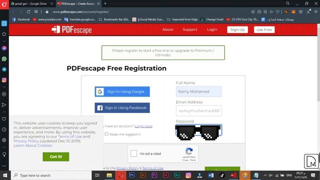 كيفية التعديل علي ملف Pdf تحميل و تفعيل برنامج pdf escape