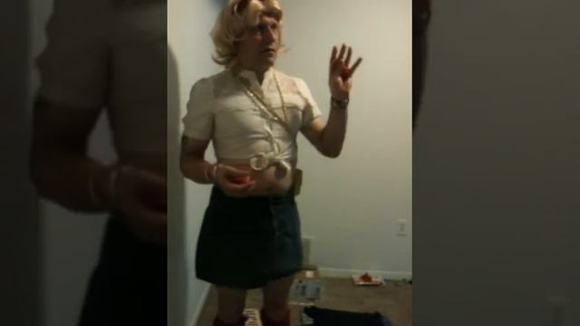 Juggling 7-28-15how do U like my sheer blouse out tied or tucked in like your penis in my tight ana