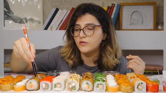 MUKBANG | ЛУЧШИЕ ПОДРУГИ | SUSHI/ROLLS | не ASMR   #mukbang   #asmr   #rolls   #sushi   #мукбанг