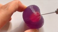 ASMR ✨Purple, transparent, mini balls丨Relaxing and Satisfying Video