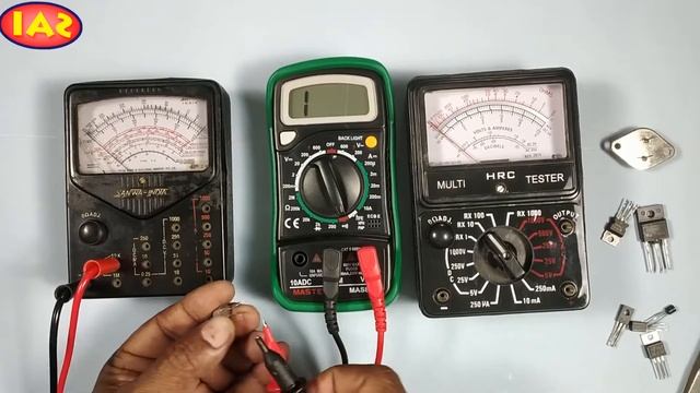 Transistor Testing Part 2 Practical Demo Digital and Analog Meter TUTORIAL