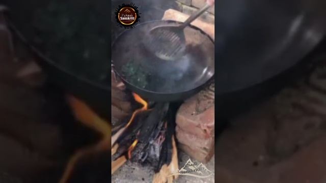 Food videos | Most popular food | KANDALI KA SAAG #food #shorts #ytshorts #uttarakhand