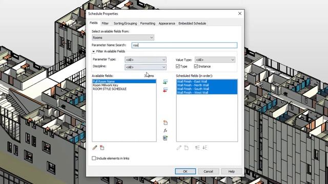 Autodesk Revit 2022 | Improved parameter identification ui | BIM-software | Cadac Group