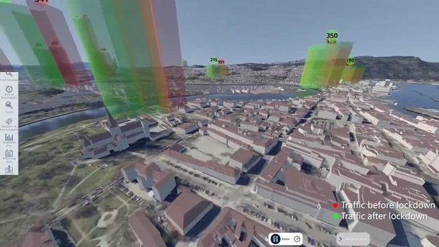 Trondheim Traffic 1 - AugmentCity Simulation