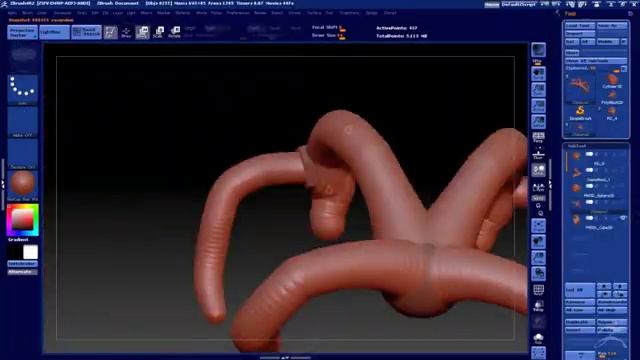 Zbrush Speed Sculpt part 1