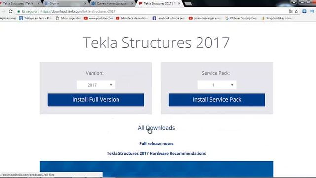 Cómo descargar e instalar Tekla Structures  2017 Paso a Paso
