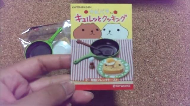 Capybara-san Kyurutto Cooking Rement Unboxing