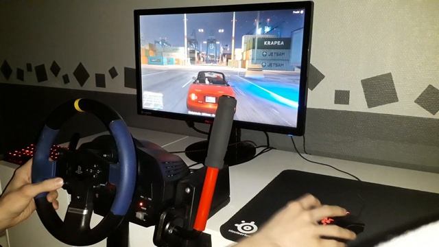 GTA 5 FiveM - Drifting with a Steering Wheel (no mods)