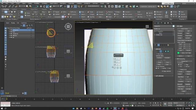 Full barrel modelling task in 3ds max (2023)