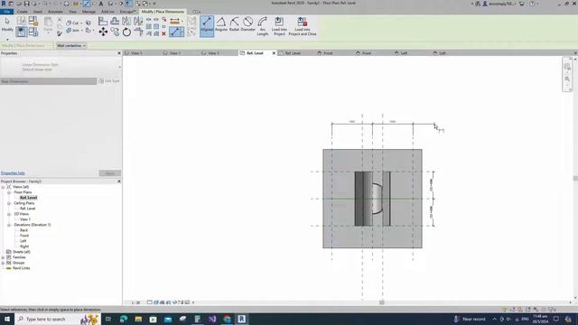Create Pipe Fitting Tee with Stiffener Plate Revit Family (Parametric)