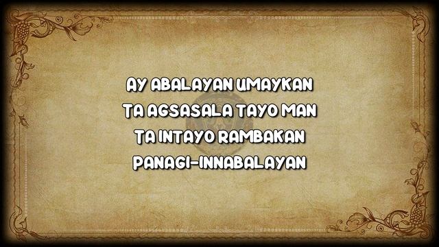 Bukros Singers - Abalayan [Lyrics]