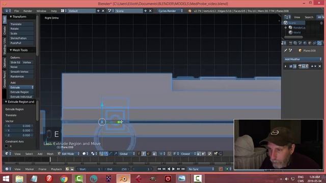 Blender: Modeling a MedProbe (Part 2)
