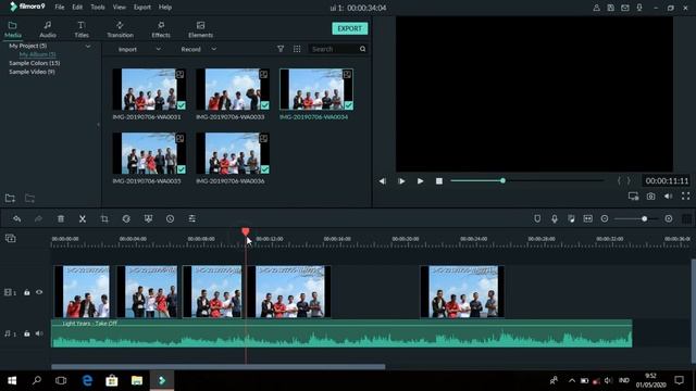 Langkah cepat Edit Vidio di filmora | media foto