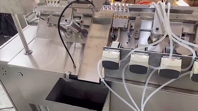 Автоматическая машина розлива и запайки стерильных ампул ABF-02-2 www.minipress.ru