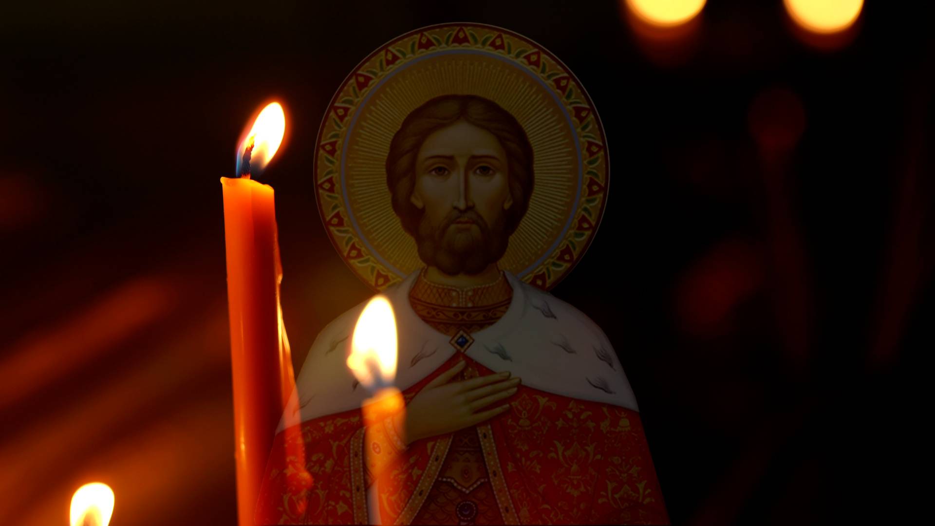 Ирина Камянчук исполняет песню «Со Святыми упокой (В храме Александра Невского)»