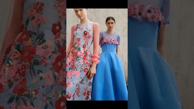 Модные платья - Carolina Herrera 2018
