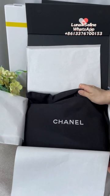 Unboxing CHAN CC  Small Classic Double Flap Bag Black Caviar Leather GHW