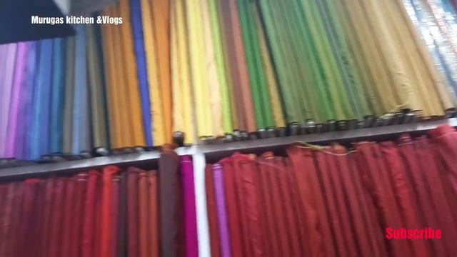 கடையோ பழமை  ரகங்களிலோ புதுமை || குருக்ஷேத்ரா சில்க்ஸ் ,மதுரை || Murugas kitchen &Vlogs