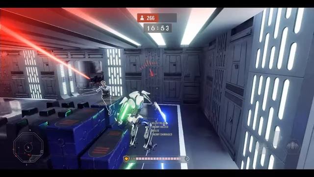 Star Wars Battlefront 2  Onslaught-General Grievous vs. 500 Rebel Alliance Troops on Death Star 2