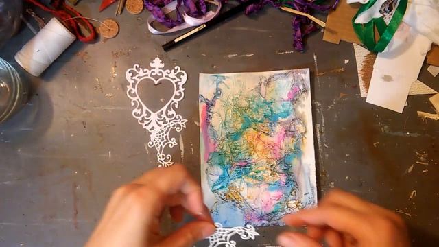 How to: Create mixed media pages colorize #6