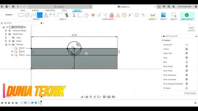 Ragum Mini Catok Fusion 360 Tutorial Indonesia Latihan 36 Beginners