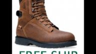 Timberland Pro 85577 8" Thermal Force Soft Toe Brown Full-Grain Oiled Leather Boots