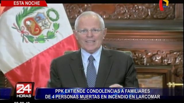 PPK pidió investigar causas que provocaron incendio en Larcomar