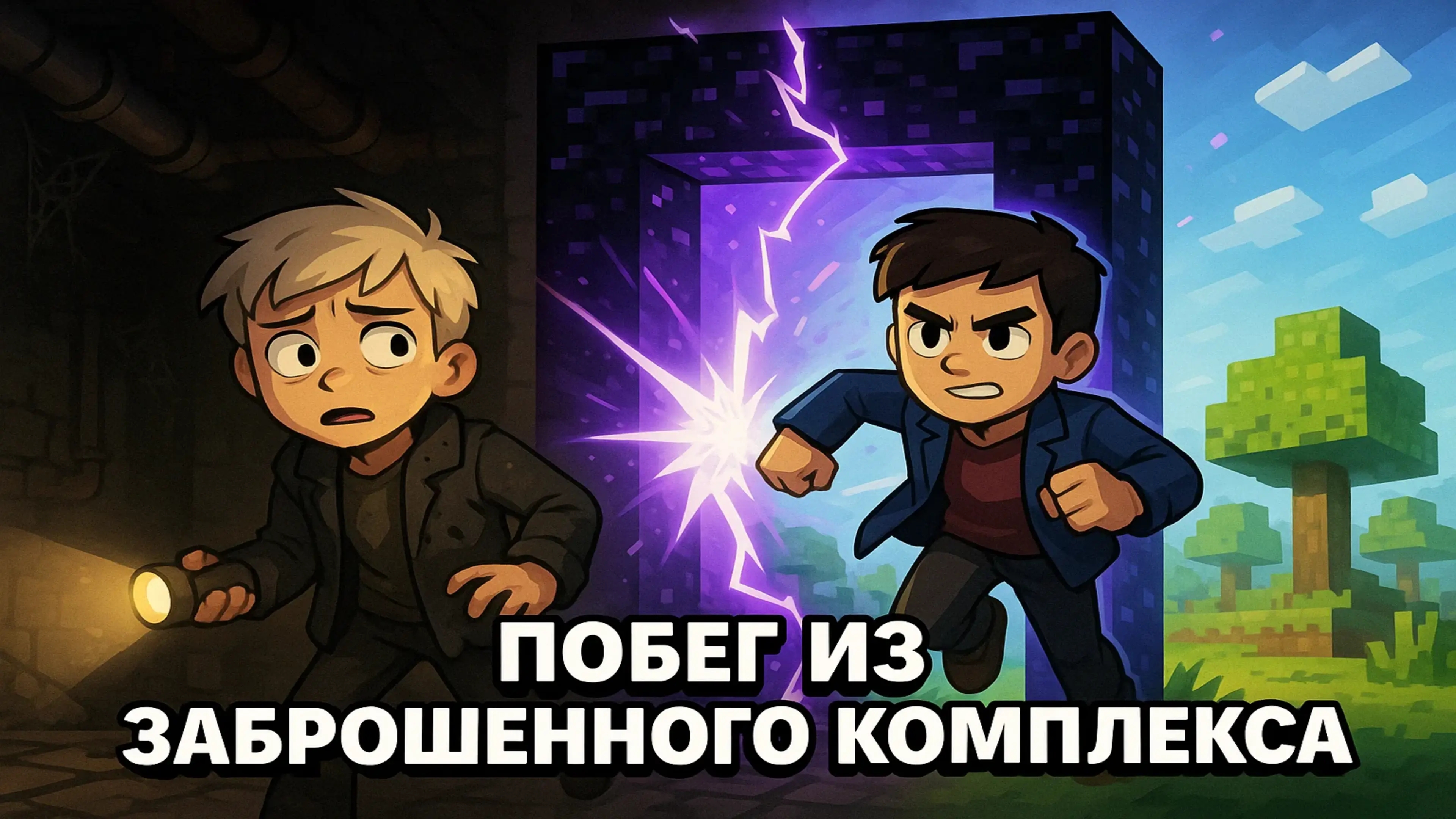 СБЕЖАЛИ ИЗ ЗАБРОШЕННОГО КОМПЛЕКСА | МАЙНКРАФТ