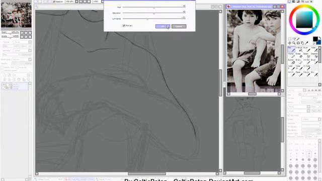 Paint Tool SAI - "CETRAS, Autumnal Form" - Part 1/2