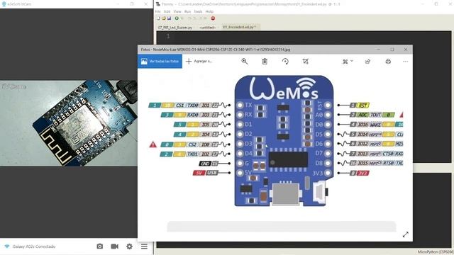 08 GIPIO PINOUT ESP8266 WEMOS D1 | IOT con ESP8266 y Micropython