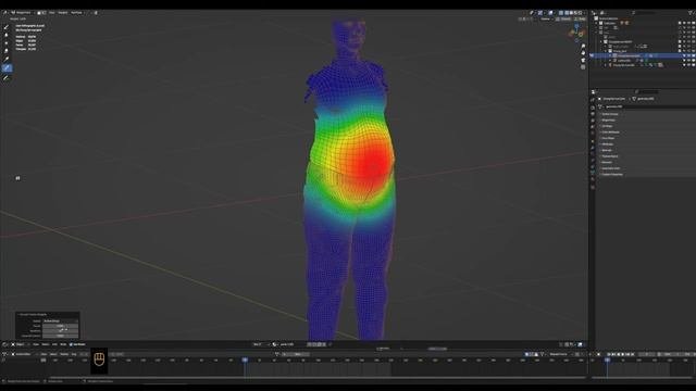 Fat Guy Belly Jiggle in Blender  Hilarious Physics!