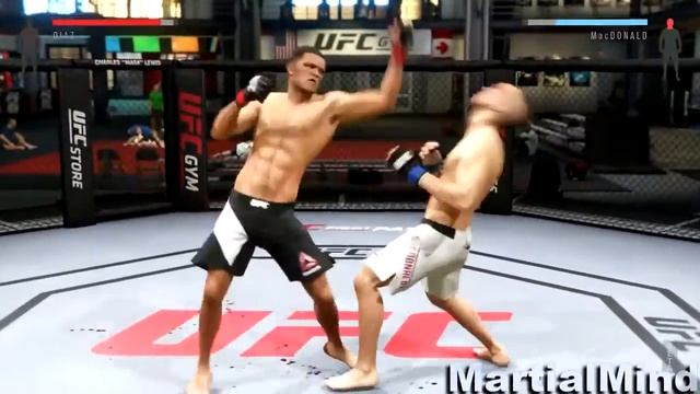 EA Sports UFC 2 Nate Diaz Knockout/Submission Highlights