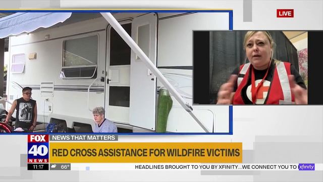 Red Cross assistance for Mosquito Fire victims