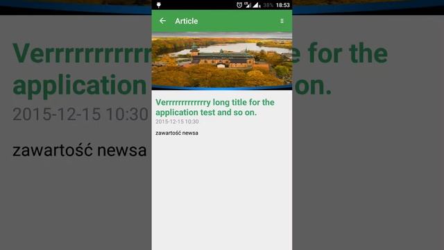 Android App Kartuzy - phase 1
