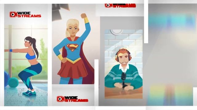 Видео для соцсетей Widestreams