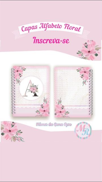 Coleção capas Alfabeto Floral 2023#Shorts
