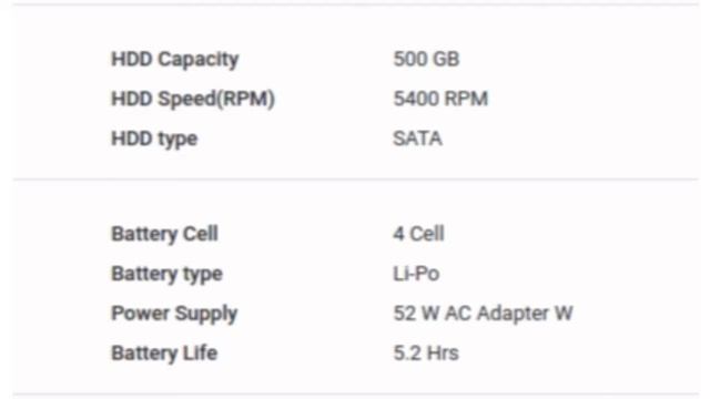 Samsung NP540U3C-A03UB Laptop Specification