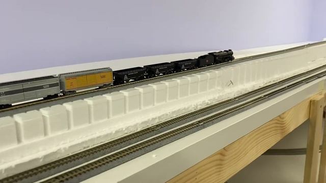 N scale layout Milwaukee road Mikado elevation test