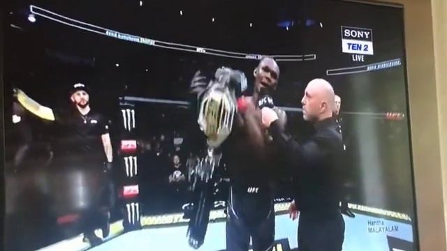 Israel Adesanya Post Fight Interview: I’M THE MOTHERFU**ING KING B**CH
