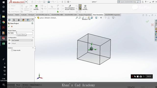 Drag coefficient of sphere using solidworks flow Simulation part-2