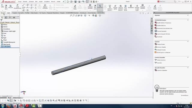 Solidworks 2016 News - Swept cut (Circular profile)