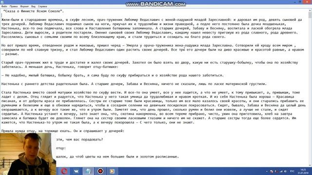 разбор древнерусского народного сказа о Финисте Ясном Соколе (часть 1)