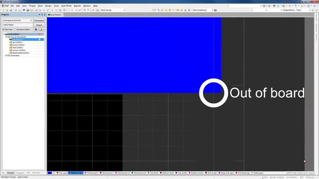 Altium Designer 15.1 - Board Outline Clearance Check