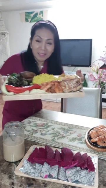 Sizzling Shrimp,fried Fish And Basmati Rice