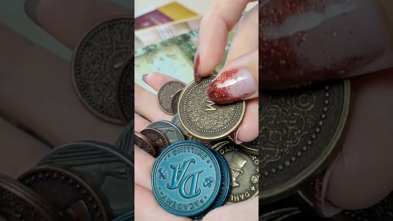 Trickerion metal coins Металлические монеты для настольной игры "Трикерион" #boardgames #trickerion