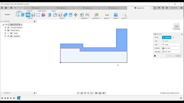 Fusion 360 Tutorial For Beginner, Part-51