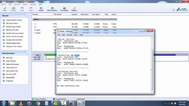AOMEI PARTITION ASSISTANT