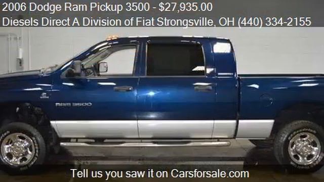 2006 Dodge Ram Pickup 3500 Laramie 4dr Mega Cab 4WD SB for s