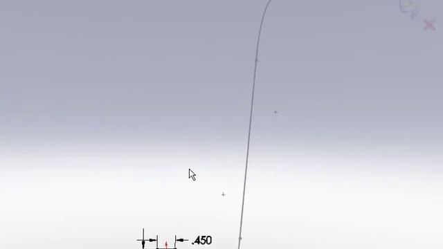 Simple Boss Sweep in SolidWorks 2009